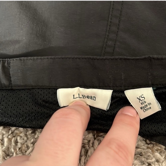 L.L. Bean Charcoal Gray Drawstring Pull On Swim Shorts Swim Cover Lined Size XS - Picture 5 of 7